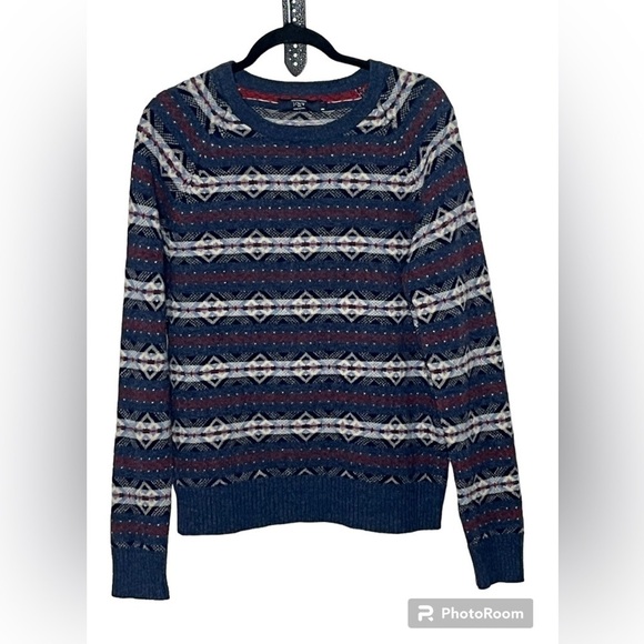 J Crew Factory Lambswool Sweater Sz Large - Picture 1 of 8